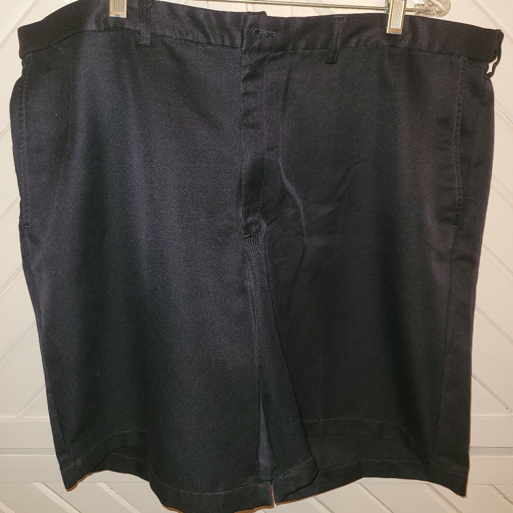 Flat front dress shorts 42W